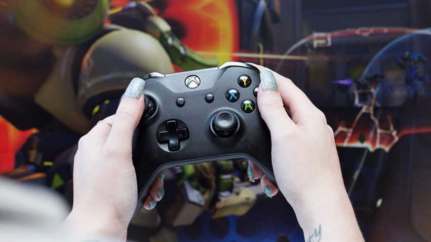 Контроллер XBOX One с беспроводным ресивером