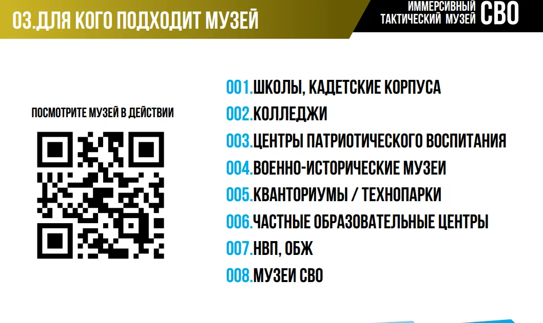 Иммерсивный тактический музей СВО (2 пользователя) Иммерсивный тактический музей СВО (2 пользователя)