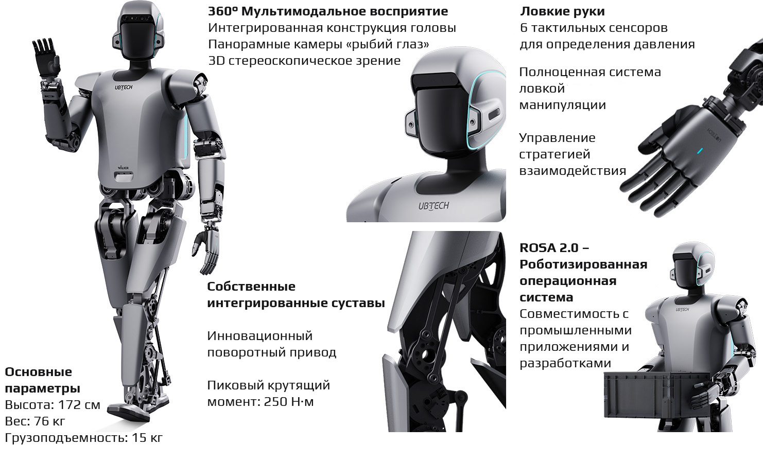 Бионический гуманоидный робот Walker S1