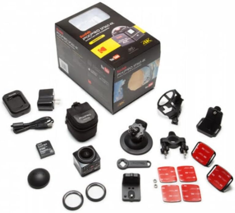 Камера Kodak PIXPRO SP360 4K Premier Pack VR Camera Камера Kodak PIXPRO SP360 4K Premier Pack VR Camera
