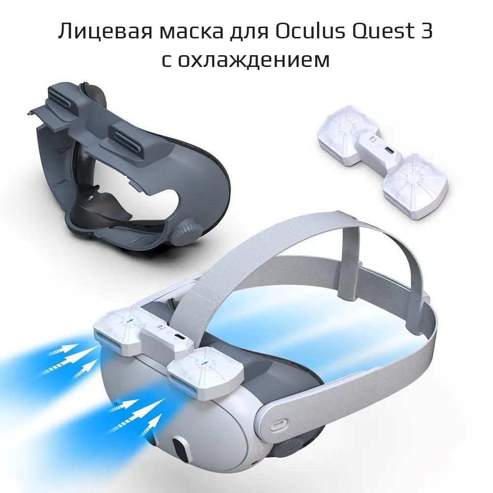 Лицевая маска X3 ACF для охлаждения Oculus Quest 3 Лицевая маска X3 ACF для охлаждения Oculus Quest 3