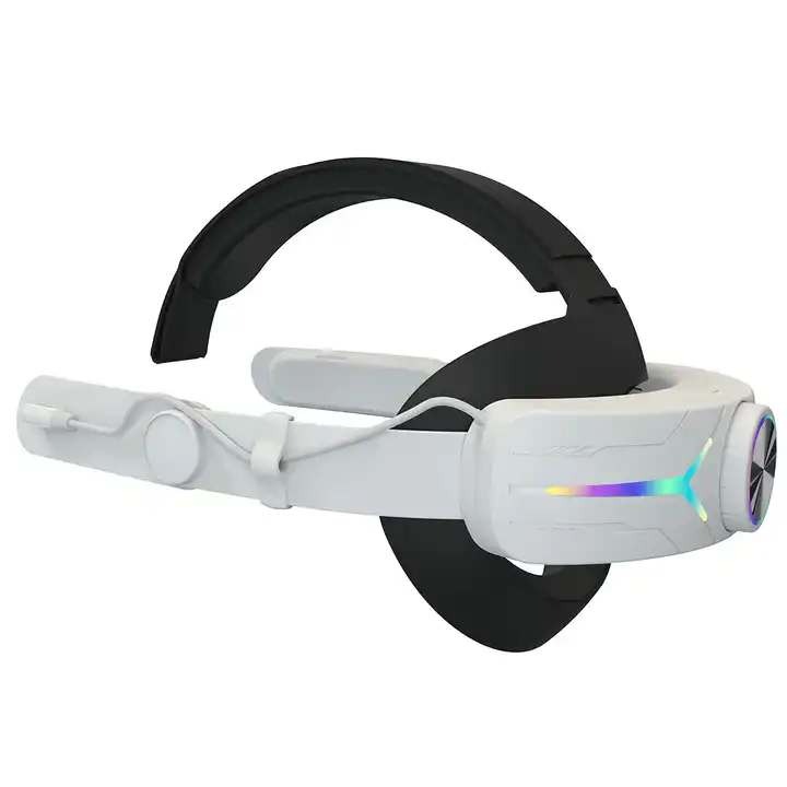 Регулируемое крепление для Oculus Quest 3 с батареей на 6000 mAh, белое Регулируемое крепление для Oculus Quest 3 с батареей на 6000 mAh, белое