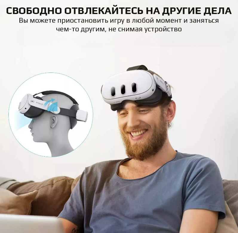 Регулируемое крепление BOBOVR M3 Mini для Quest 3/3S Регулируемое крепление BOBOVR M3 Mini для Quest 3/3S