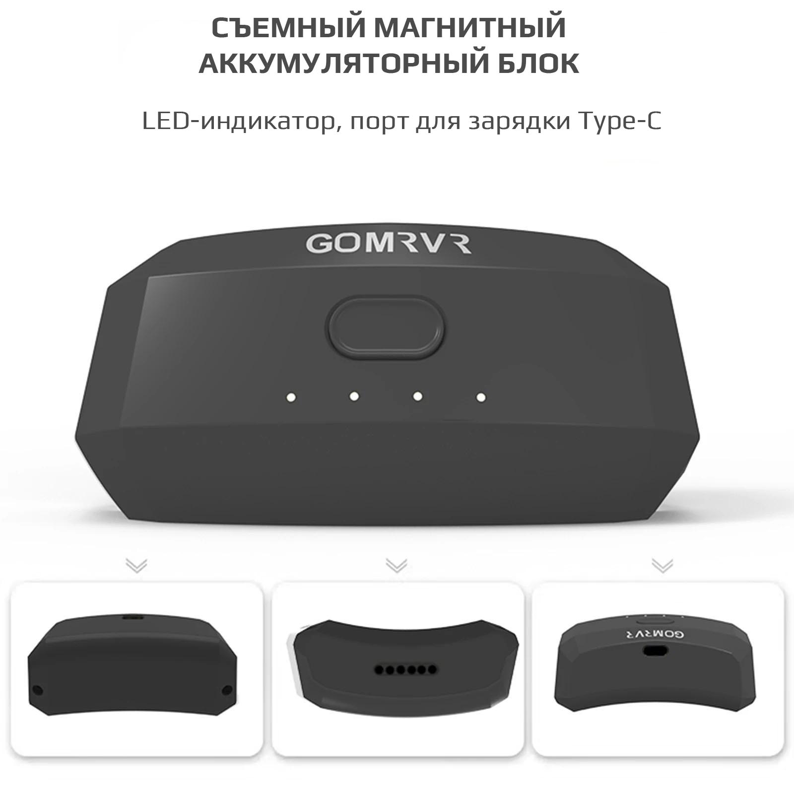 Крепление GOMRVR с аккумулятором для Oculus Quest 3 Крепление GOMRVR с аккумулятором для Oculus Quest 3