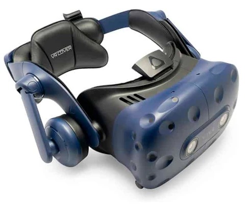 Комплект кожаных накладок VR Cover для HTC Vive Pro на лицо и затылок