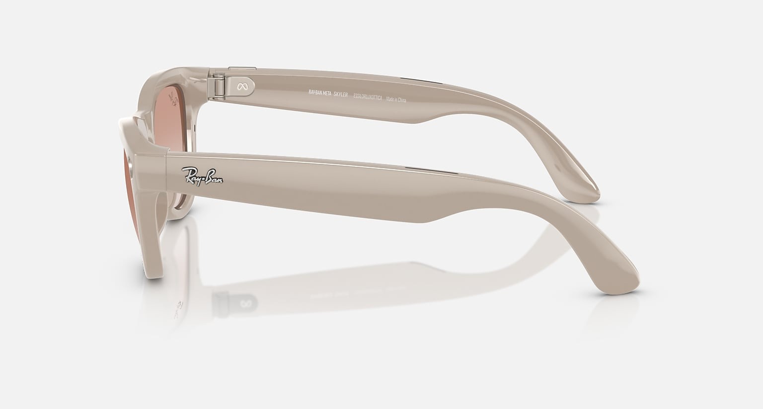 Очки Ray Ban Stories 2-ого поколения Skyler (Shiny Chalky Gray/Cinnamon Pink) Очки Ray Ban Stories 2-ого поколения Skyler (Shiny Chalky Gray/Cinnamon Pink)