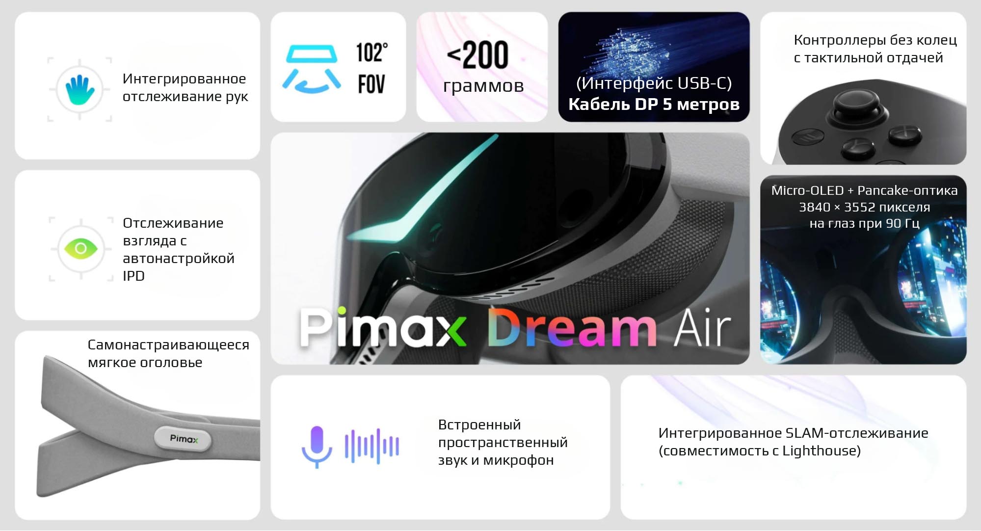 Очки виртуальной реальности Pimax Dream Air