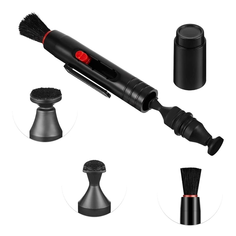 Устройство для очистки линз (Cleaning Pen) 2 в 1 с угольным наконечником