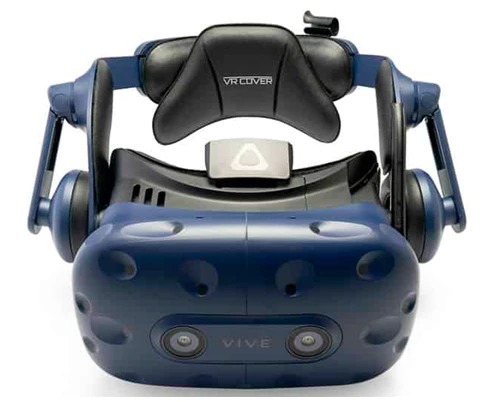 Комплект кожаных накладок VR Cover для HTC Vive Pro на лицо и затылок
