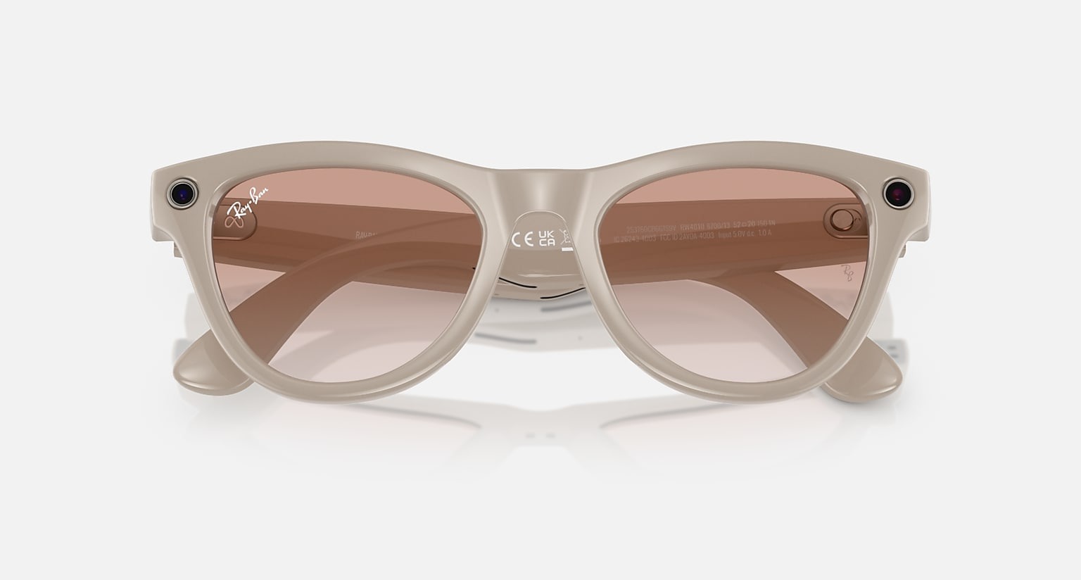 Очки Ray Ban Stories 2-ого поколения Skyler (Shiny Chalky Gray/Cinnamon Pink) Очки Ray Ban Stories 2-ого поколения Skyler (Shiny Chalky Gray/Cinnamon Pink)