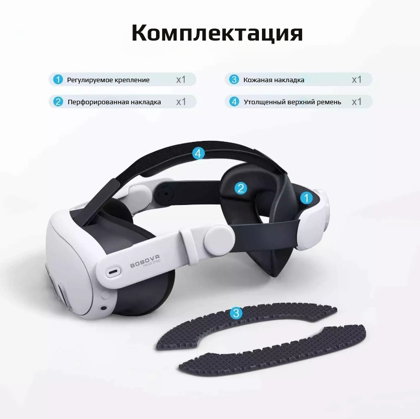 Регулируемое крепление BOBOVR M3 Mini для Quest 3/3S Регулируемое крепление BOBOVR M3 Mini для Quest 3/3S