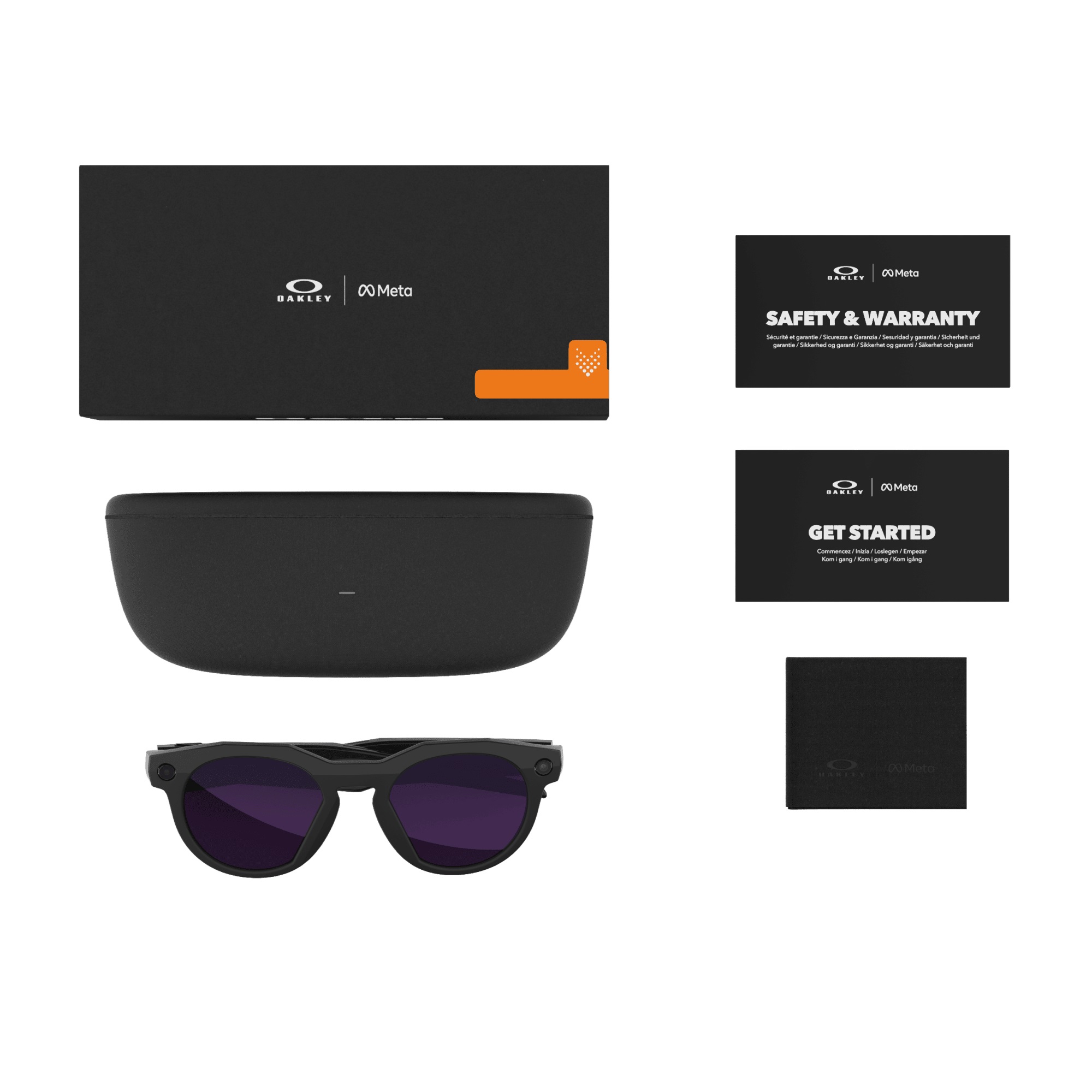 Умные очки Oakley *Meta HSTN Black Frame, Clear Lenses