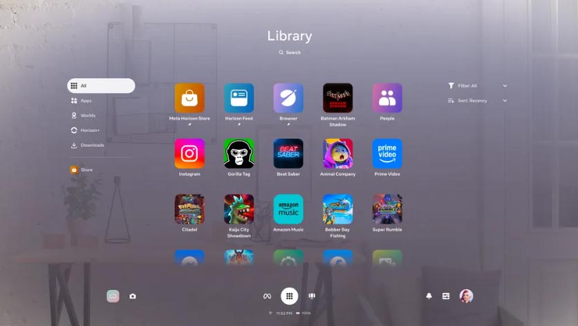 Meta* Horizon OS v77: полное обновление интерфейса и 3D-фото из Instagram
