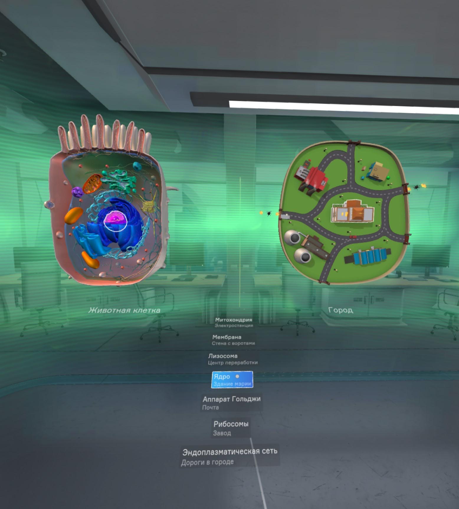 Курс Биология. Цитология VR (бессрочная лицензия на 1 устройство)