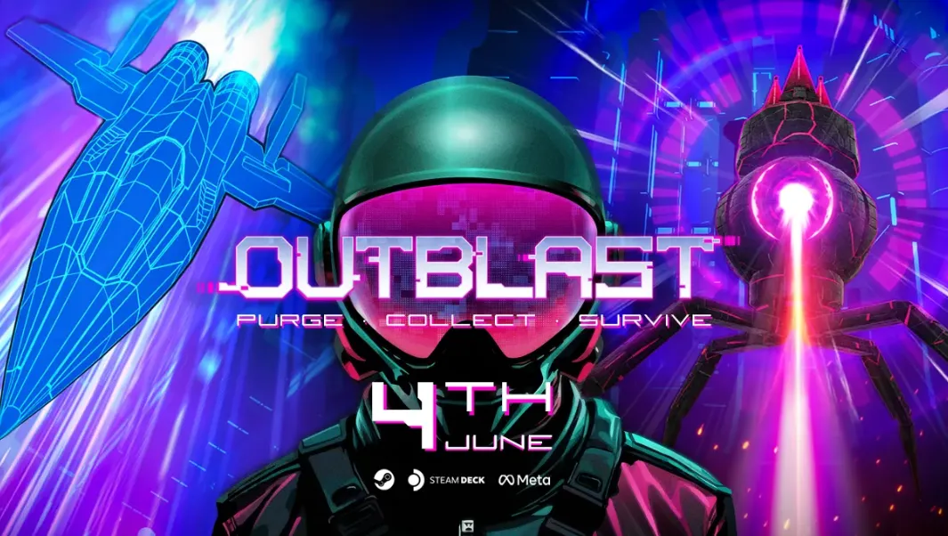Outblast готовится к релизу в VR: неоновый шутер про выживание на зараженной планете