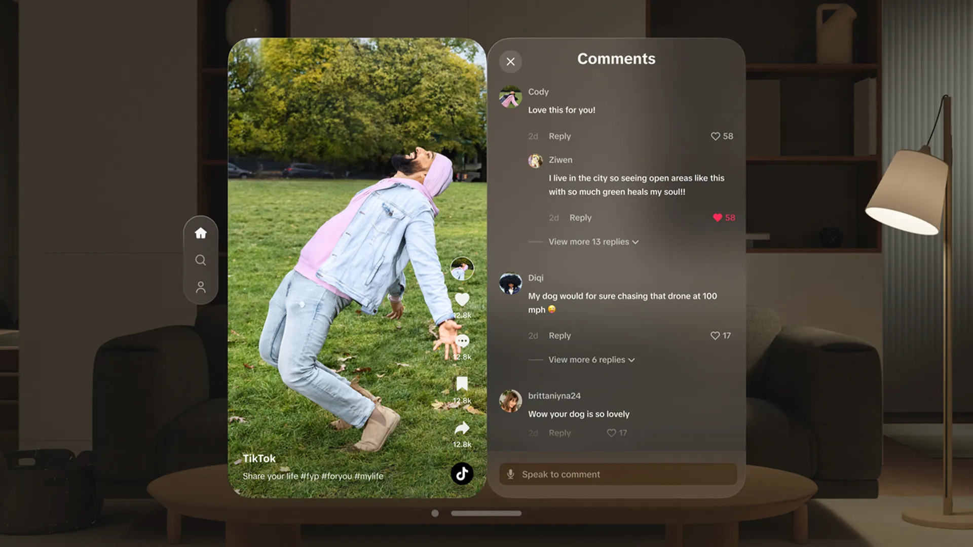 TikTok расширяет границы: запуск нативного приложения для Vision Pro