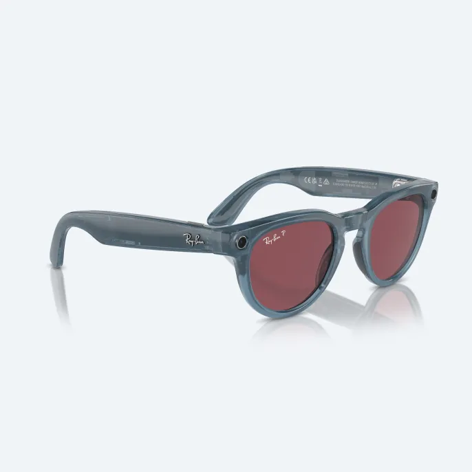 Умные очки Ray Ban Headliner (2-е поколение) Shiny Jeans/Dusty Red