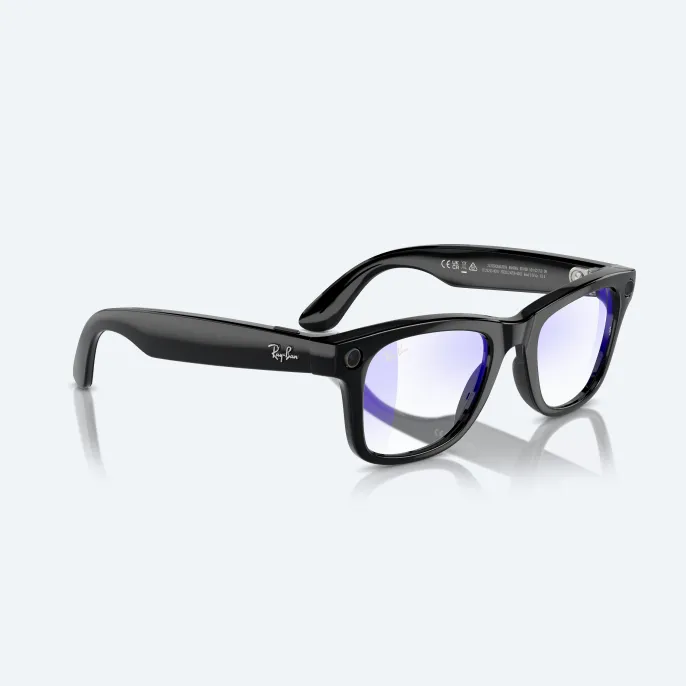 Умные очки Ray Ban Wayfarer (2-е поколение) Shiny Black/Clear
