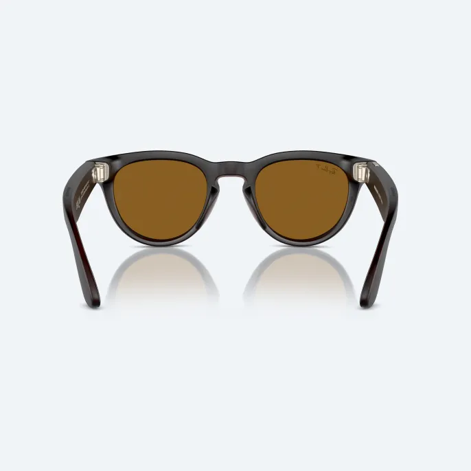 Умные очки Ray Ban Headliner (2-е поколение) Matt Rebel Black/Brown