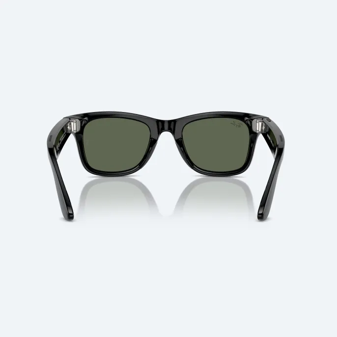 Умные очки Ray Ban Wayfarer (2-е поколение) Shiny black/G-15 Green Умные очки Ray Ban Wayfarer (2-е поколение) Shiny black/G-15 Green