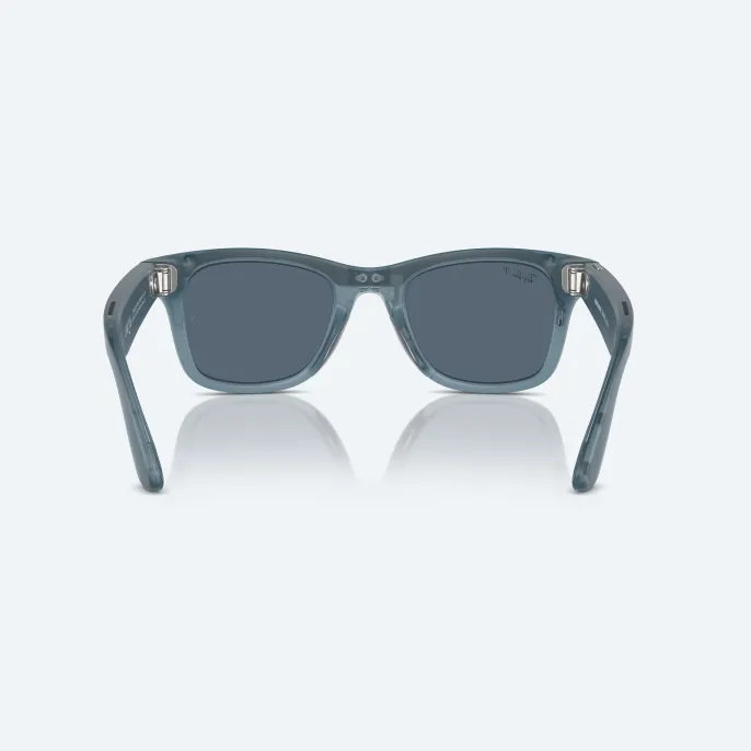 Умные очки Ray Ban Wayfarer (2-е поколение) Matte Jeans Transparent/Dusty Blue Умные очки Ray Ban Wayfarer (2-е поколение) Matte Jeans Transparent/Dusty Blue