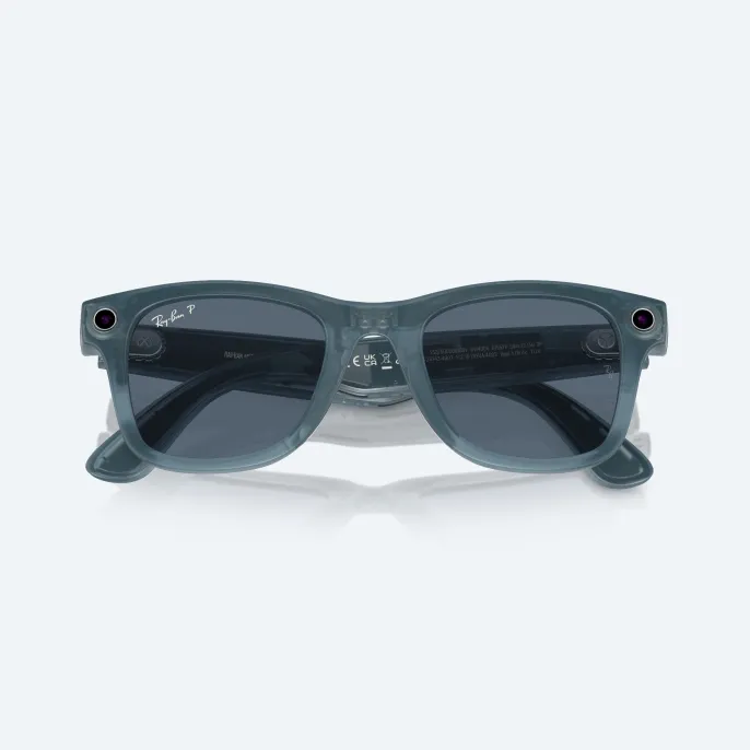 Умные очки Ray Ban Wayfarer (2-е поколение) Matte Jeans Transparent/Dusty Blue Умные очки Ray Ban Wayfarer (2-е поколение) Matte Jeans Transparent/Dusty Blue