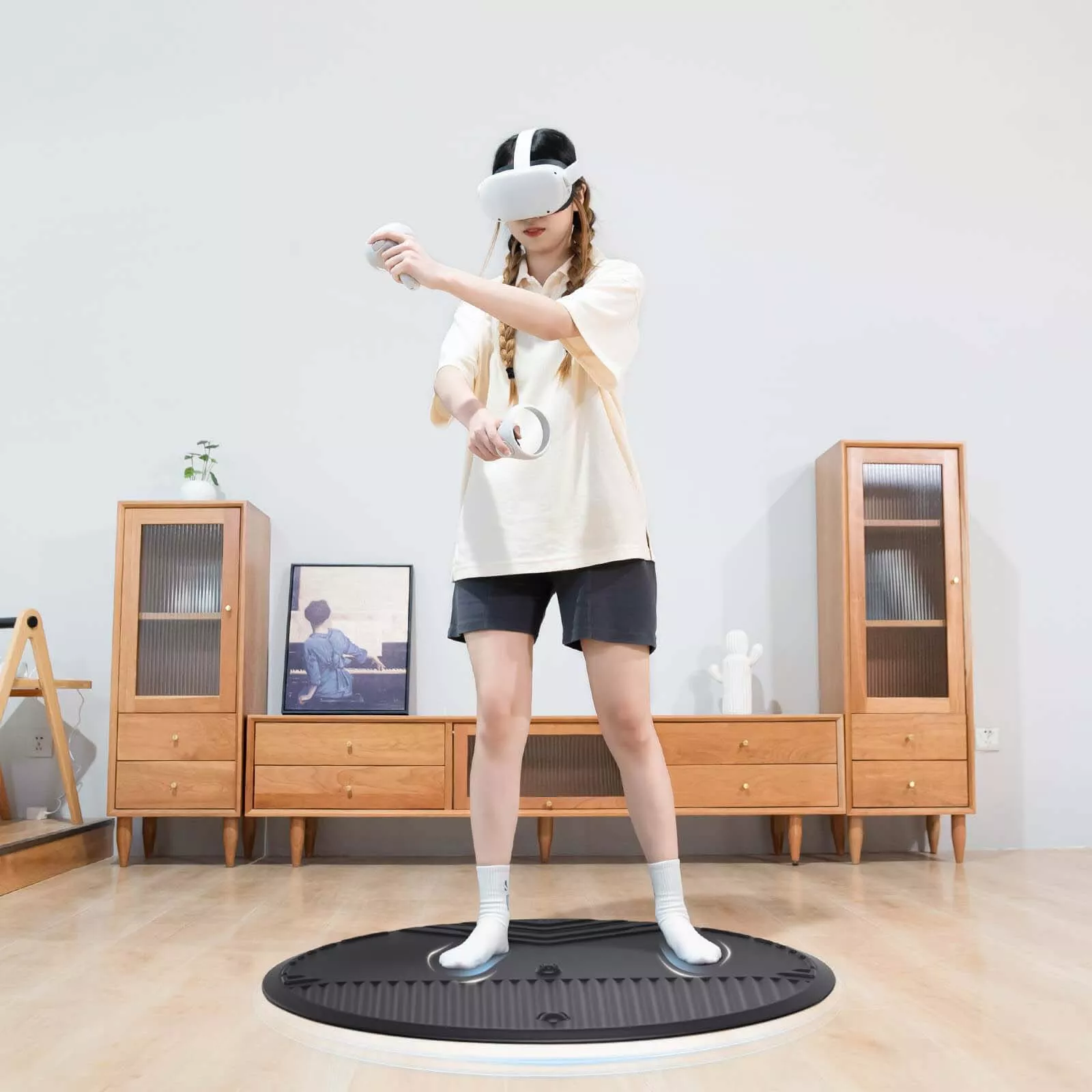 Противоскользящий коврик для VR-игр с эффектом антиусталости