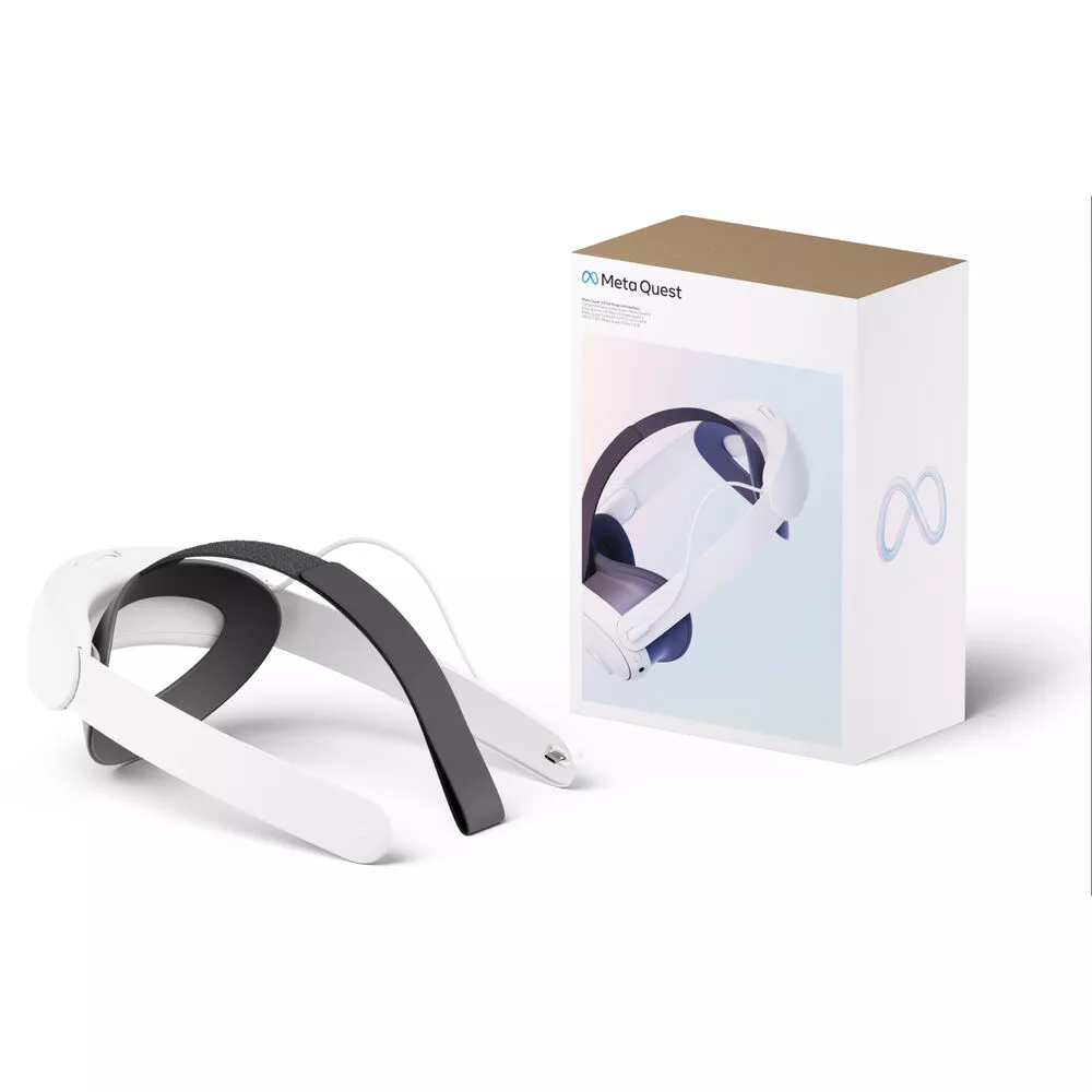 Крепление Elite Strap для Oculus Quest 3 с аккумулятором Крепление Elite Strap для Oculus Quest 3 с аккумулятором